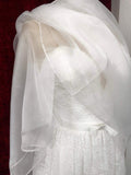 Stola Organza – 200 × 47 cm – Ansicht 1 | Lamia Mode