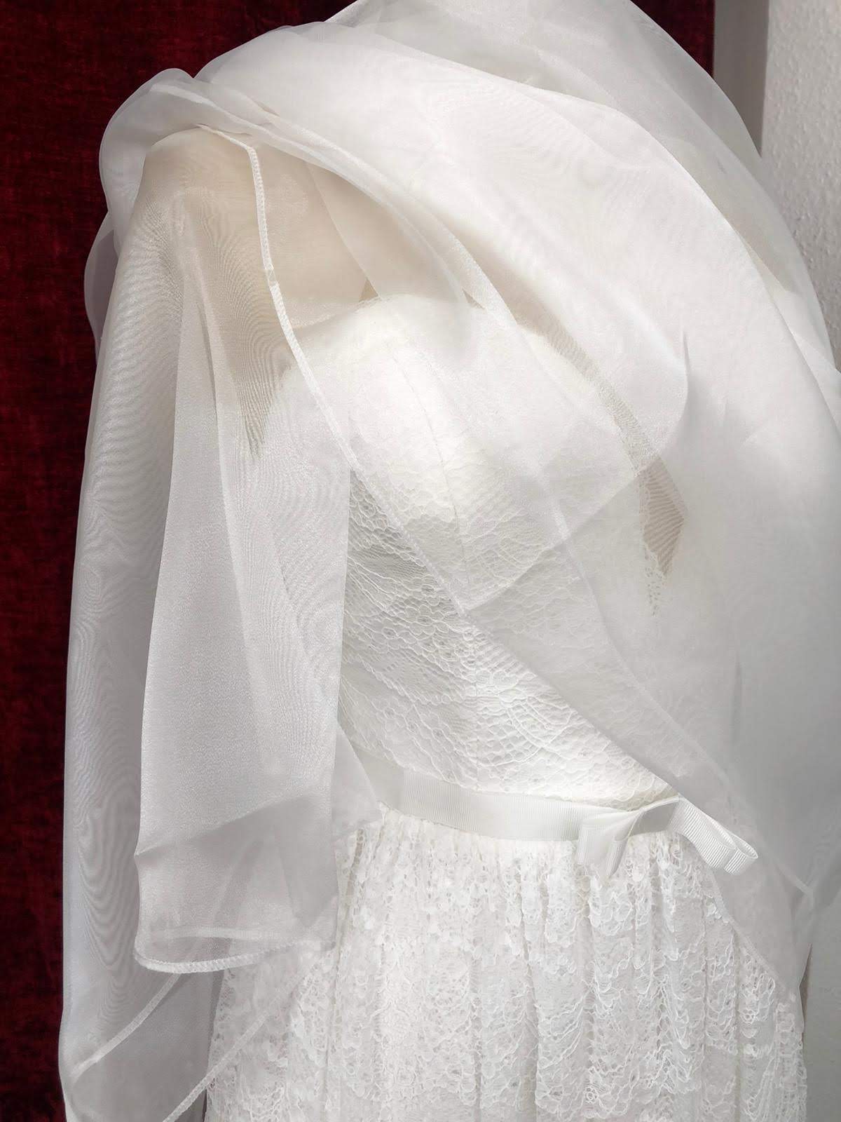 Stola Organza – 200 × 47 cm – Ansicht 1 | Lamia Mode