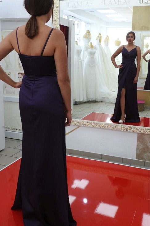 Abendkleid Elegantes Abendkleid mit Drapierung und Beinschlitz – FK3330 – Ansicht 8 | Lamia Mode