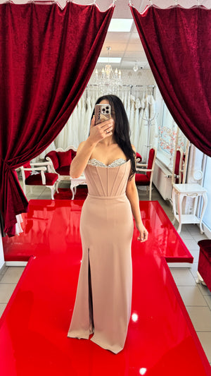 Bild in Slideshow öffnen, Abendkleid C4952
