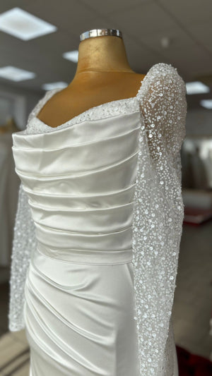 Zweiteiliges Standesamtkleid G8140