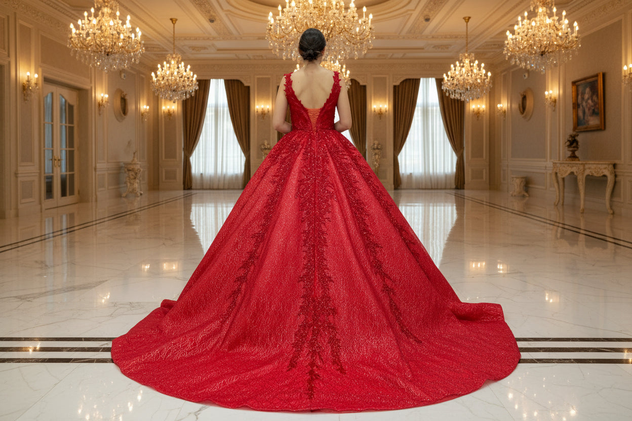 Ballkleid Alev – Ansicht 2 | Lamia Mode