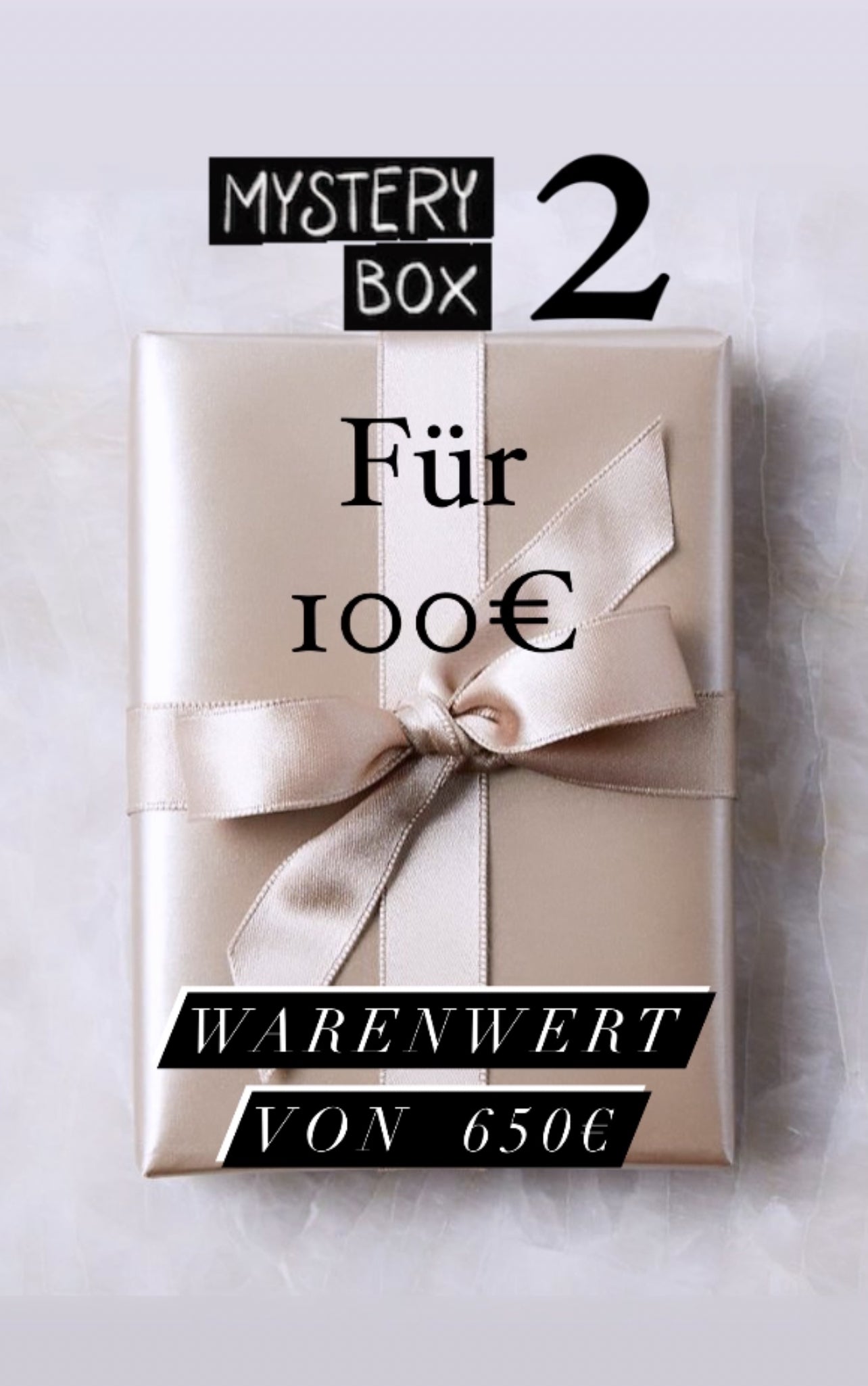 Mystery Box 2 für 100€ (Warenwert von 650€) nur für Brautpaare.