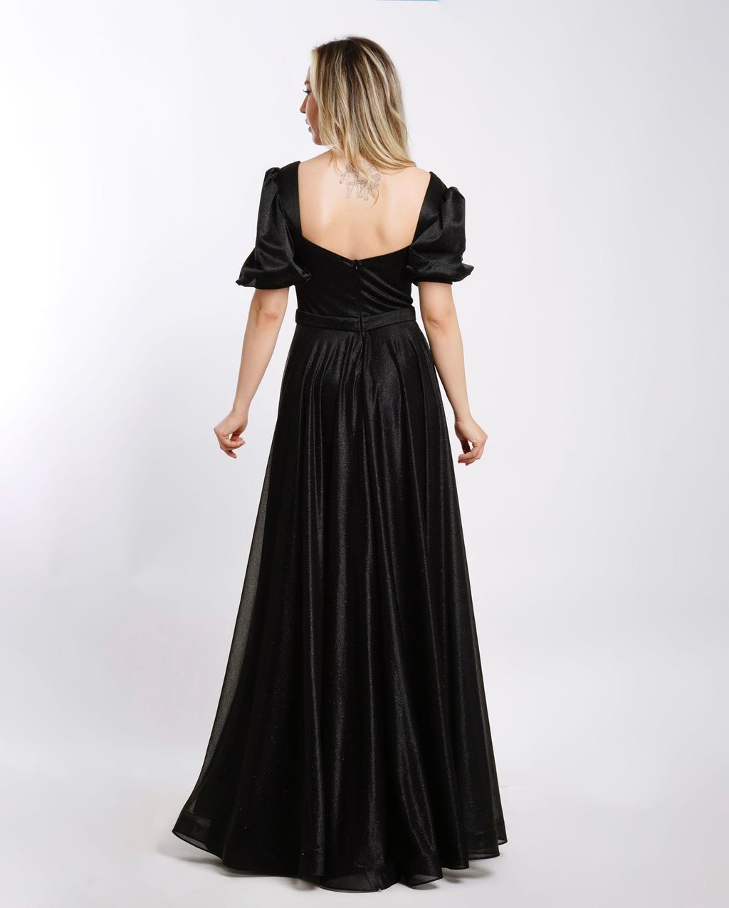 Abendkleid M118 – A-Linie in Lavendel – Ansicht 4 | Lamia Mode