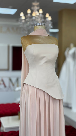 Zweiteiliges Abendkleid A576