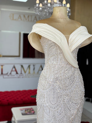 Bild in Slideshow öffnen, Abendkleid C2130
