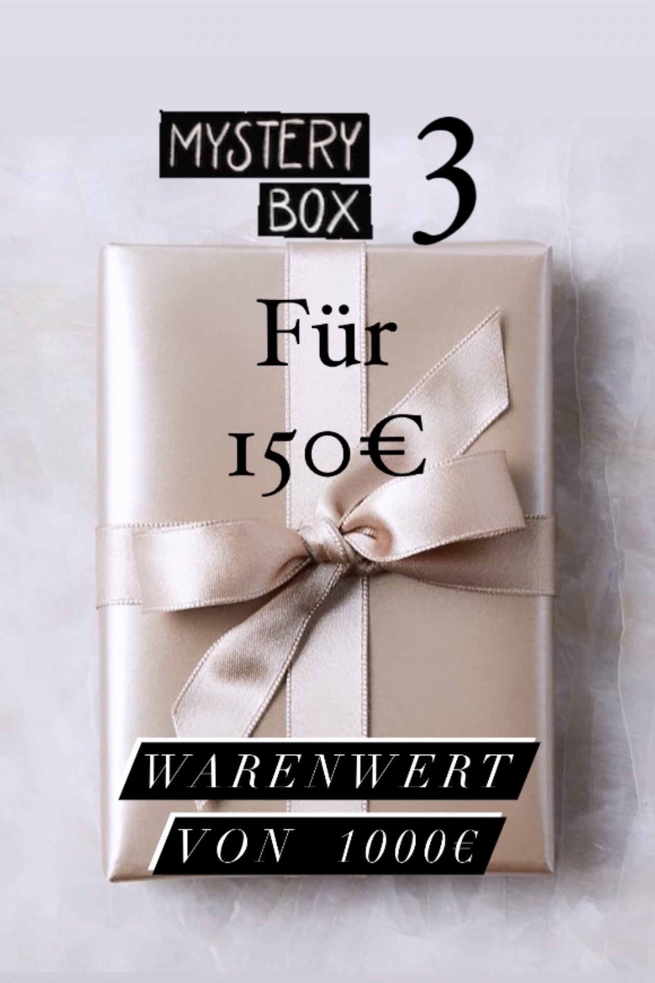 Mystery Box 3 für 150€ (Warenwert von 1000€) nur für Brautpaare.
