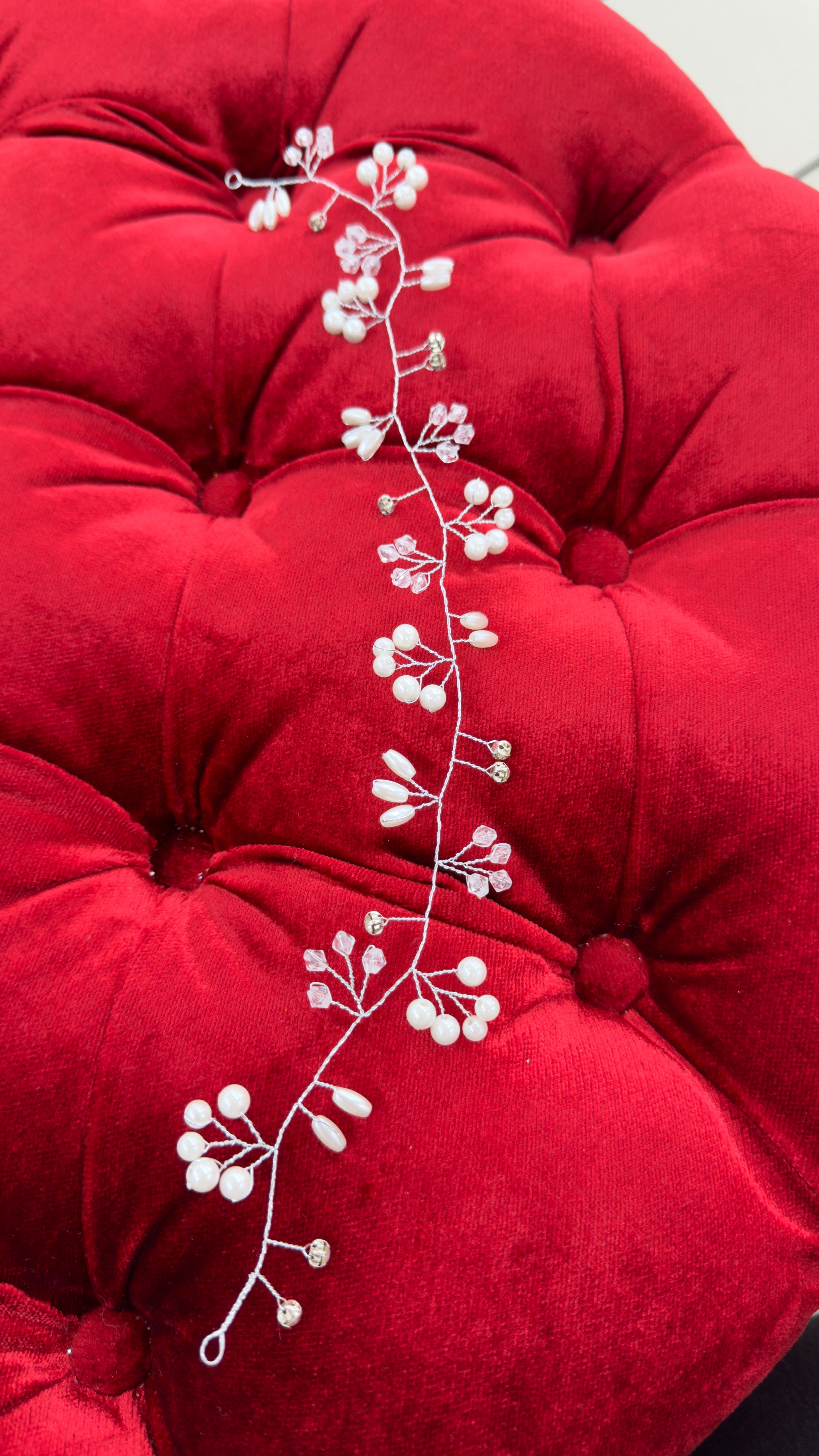 Haarschmuck aus Perlen und Glasperlen – Ansicht 2 | Lamia Mode