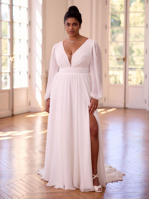 Bild in Slideshow öffnen, Brautkleid/ Standesamtkleid Juliana
