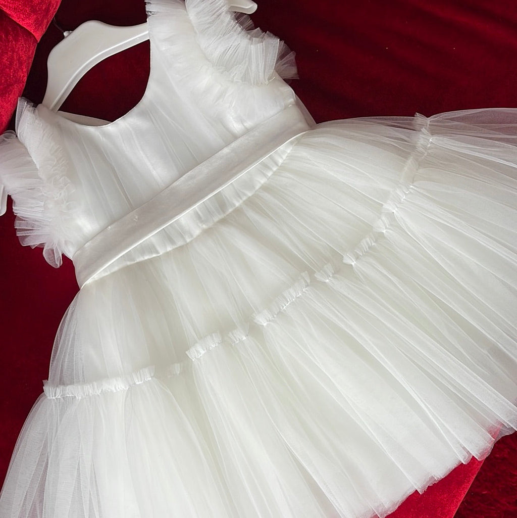 Taufkleid 5309 in Weiß – Ansicht 1 | Lamia Mode