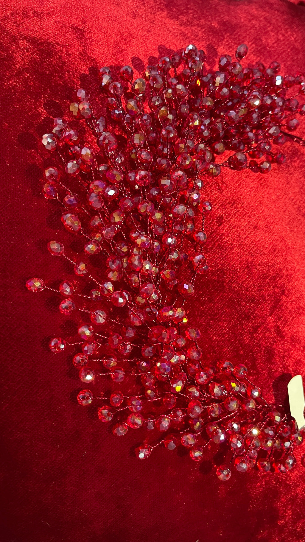 Haarschmuck Bordeaux – Haarschmuck 4 – Ansicht 1 | Lamia Mode