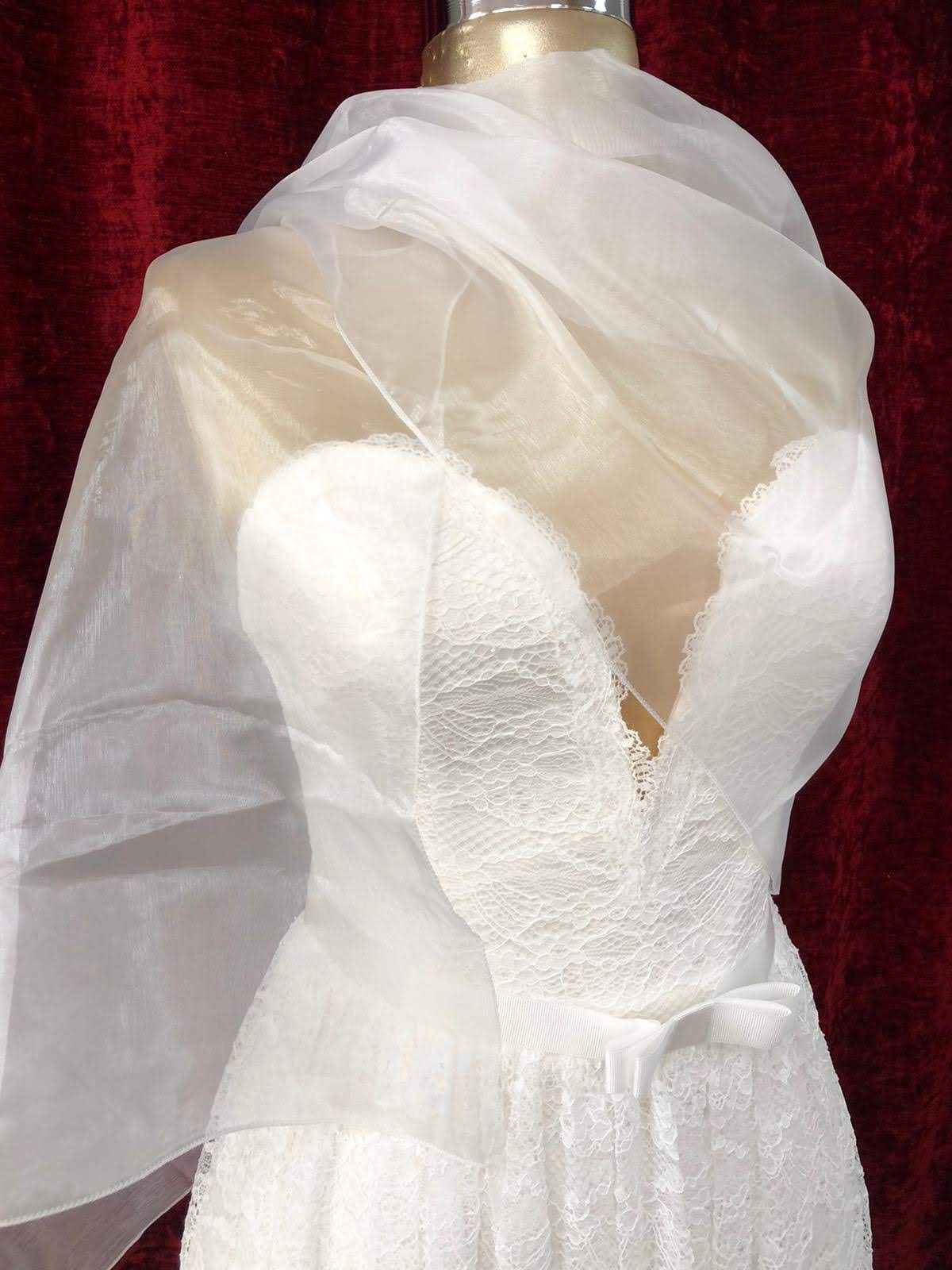 Stola Organza – 147 × 55 cm – Ansicht 1 | Lamia Mode