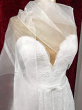 Stola Organza – 195 × 47 cm – Ansicht 1 | Lamia Mode