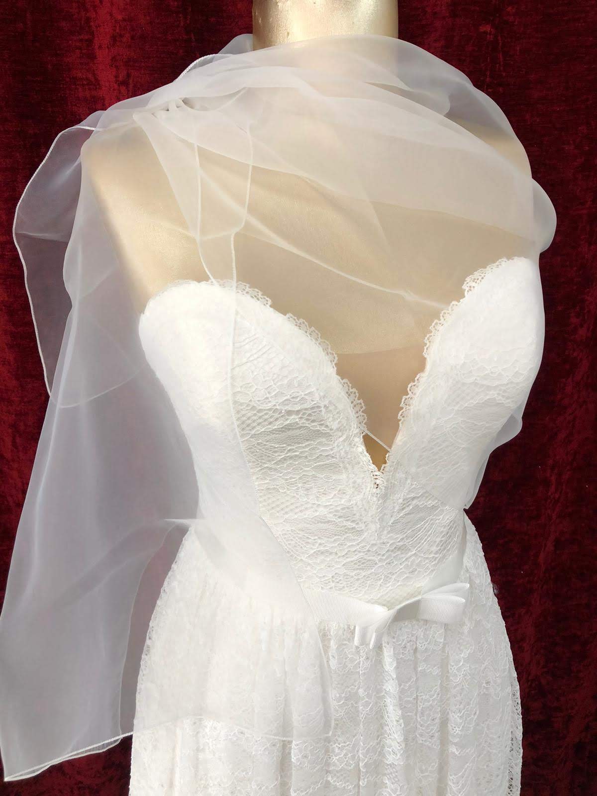Stola Organza – 145 × 65 cm – Ansicht 1 | Lamia Mode