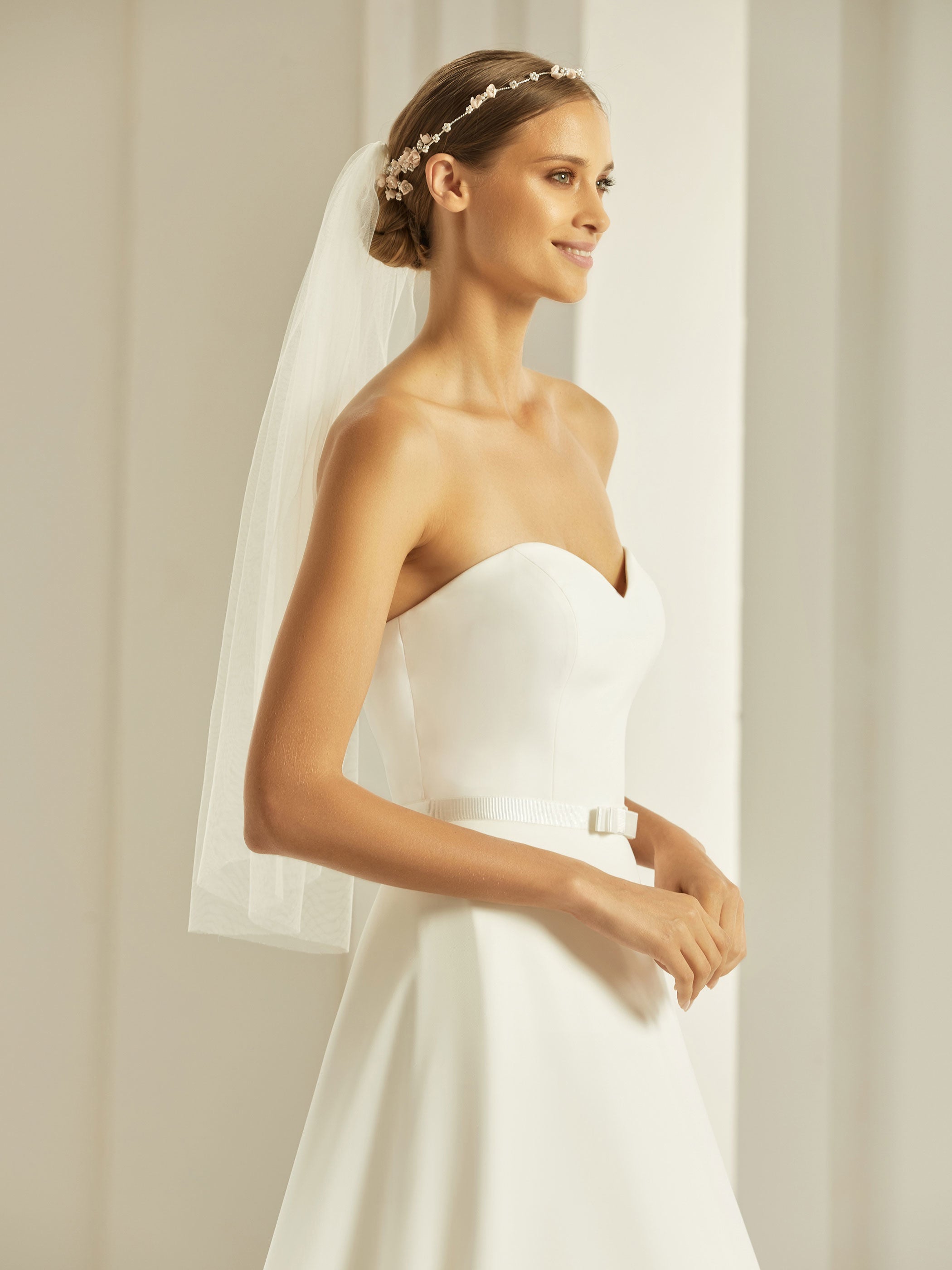 Schleier mit Schnittkante S302