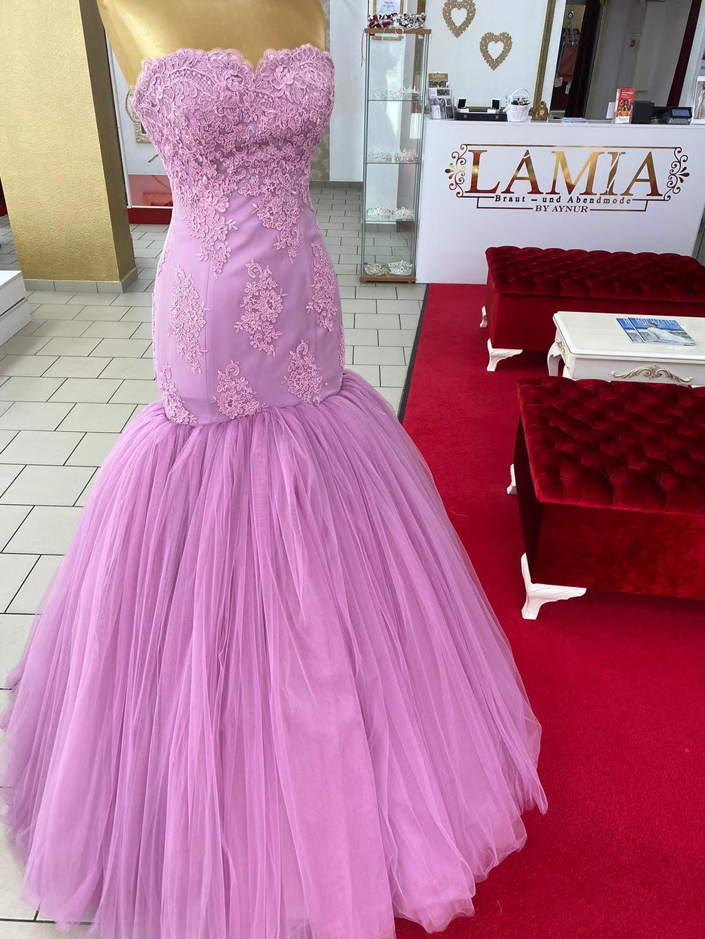 Ballkleid Flieder