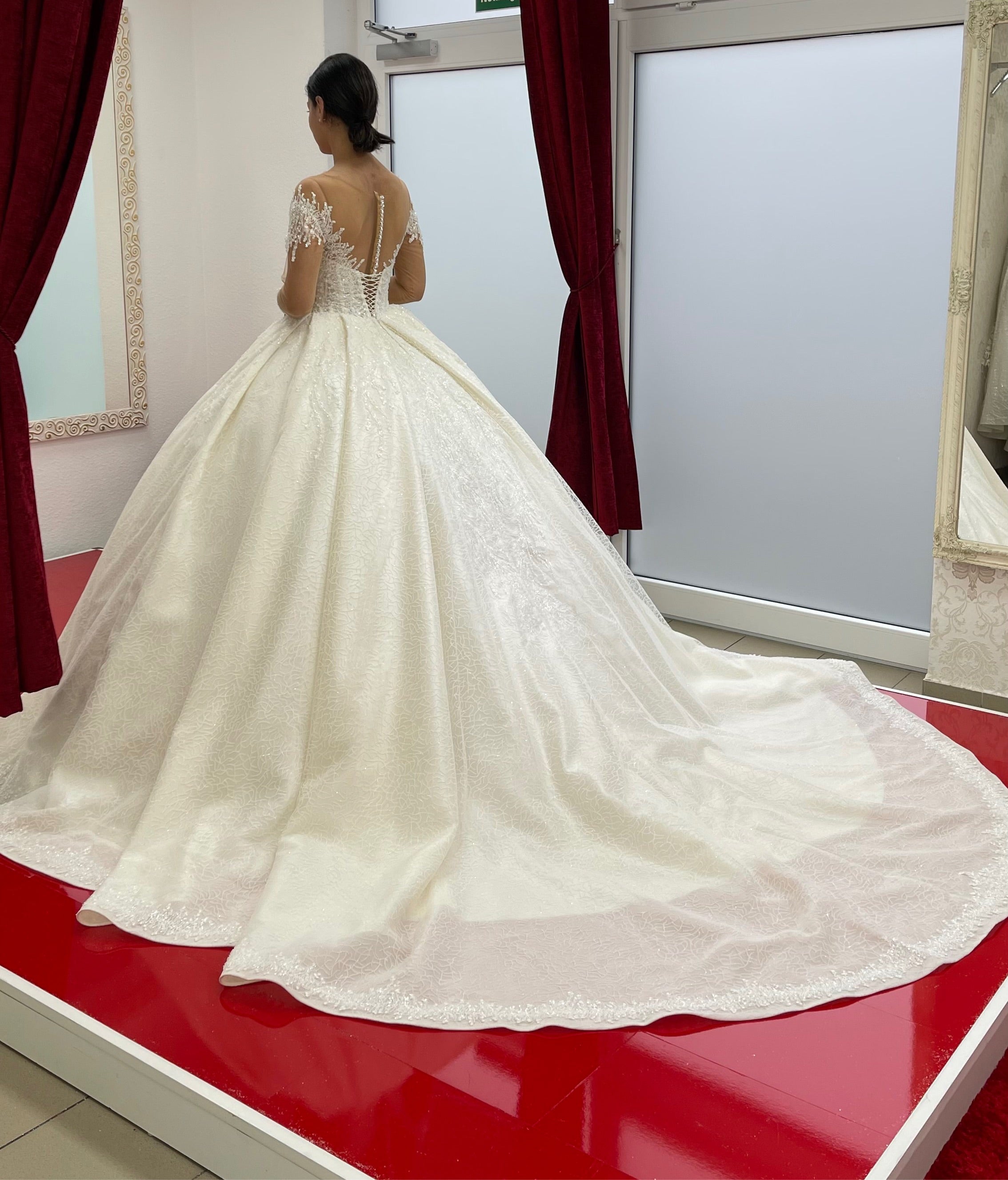 Brautkleid Rosa